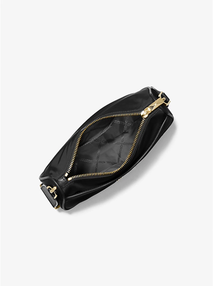 Michael Kors Jet Set Medium Nylon Crossbody Bag with Shoulder Strap for Women - Compatible with AirPods Pro