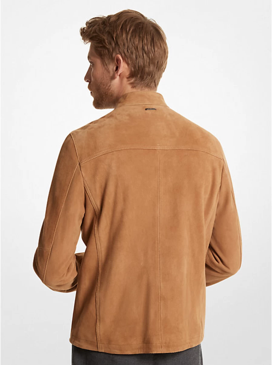 Michael Kors Men's Suede Runner Jacket – Stylish & Comfortable Outerwear