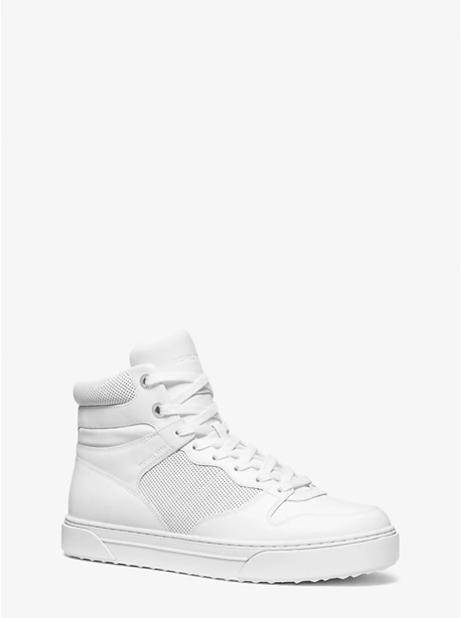 Michael Kors Men's Barett High-Top Leather Espadrille Sneakers