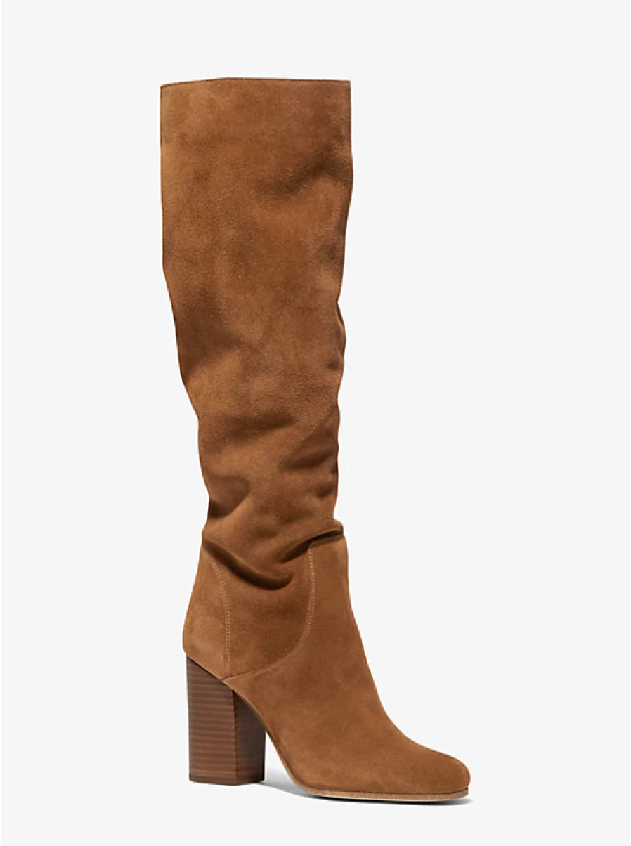 Michael Kors Women's Leigh Suede Boots – Stylish Ankle Booties for Women