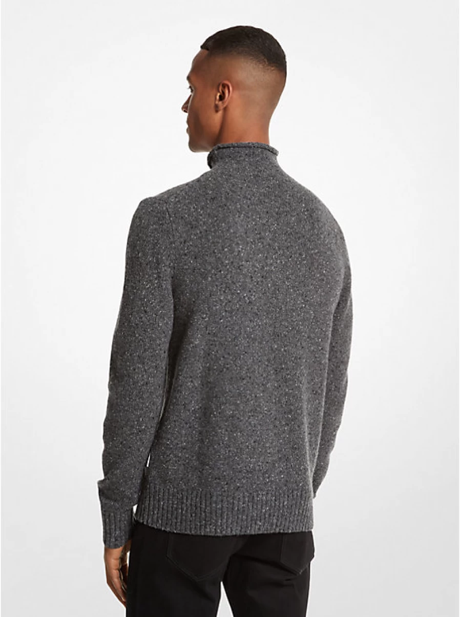 Michael Kors Men's Recycled Wool Blend Turtleneck Sweater