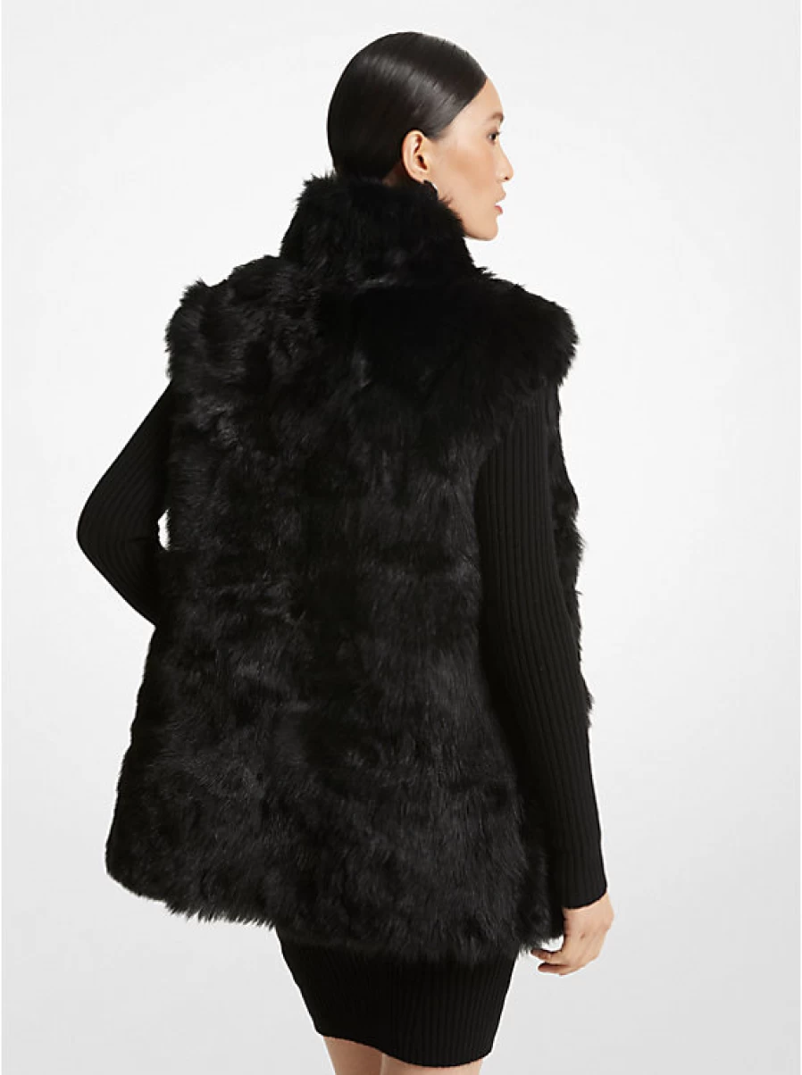 Michael Kors Women's Lamb Fleece Jacket - Soft Cozy Winter Outerwear