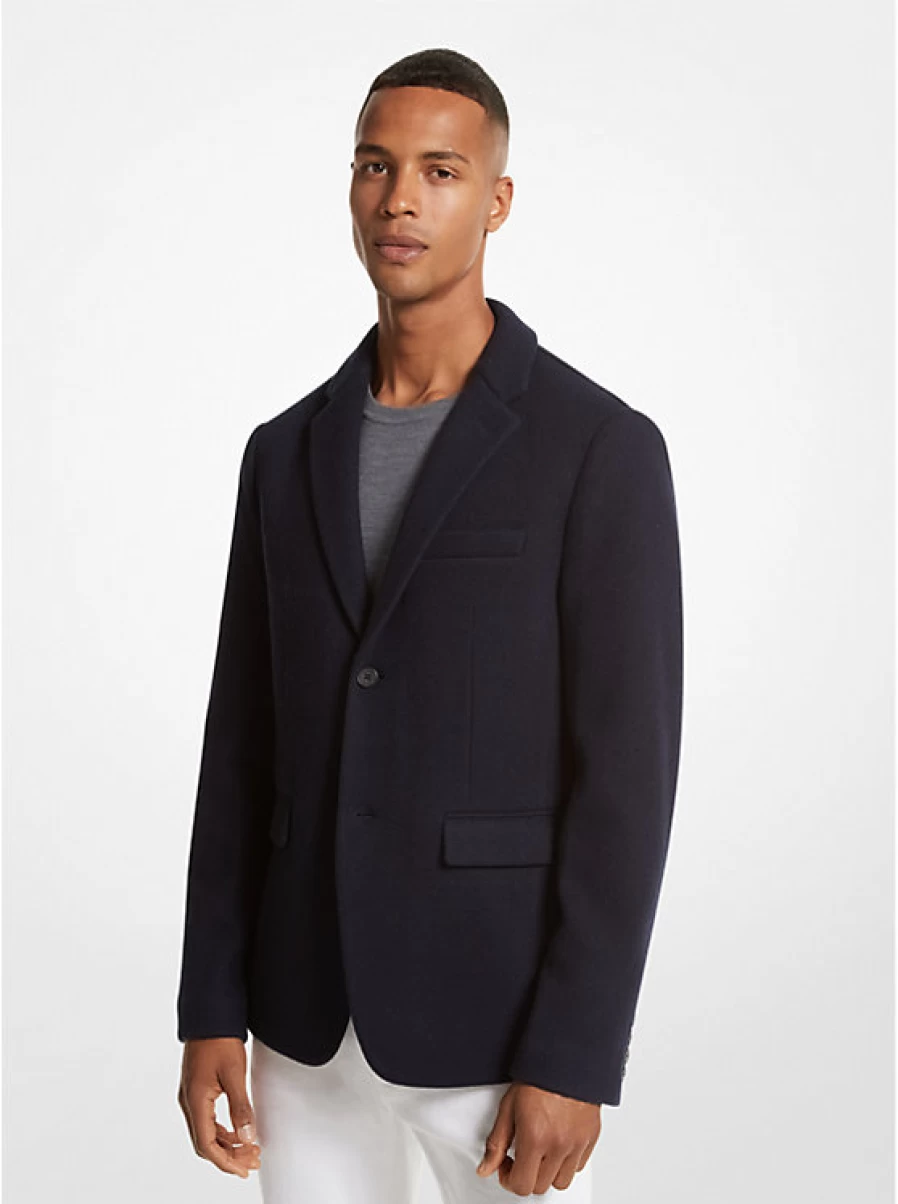 Michael Kors Men's Double-Faced Wool-Blend Coat - Premium Winter Outerwear for Men