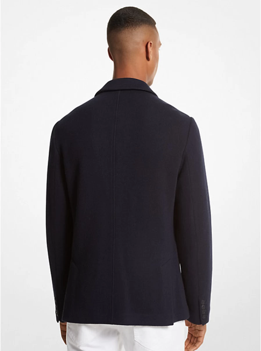 Michael Kors Men's Double-Faced Wool-Blend Coat - Premium Winter Outerwear for Men