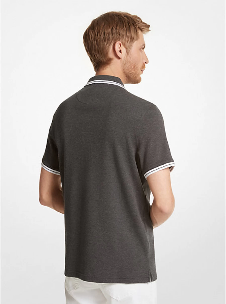 Michael Kors Men's Greenwich Classic Fit Cotton Polo Shirt for Casual Comfort