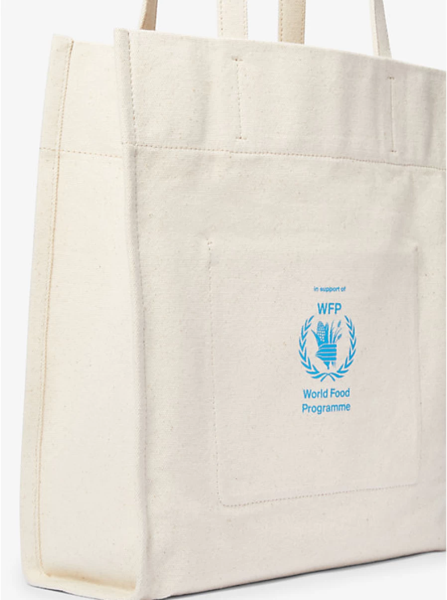 Michael Kors Women's Watch Hunger Stop Recycled Cotton Canvas Tote Bag