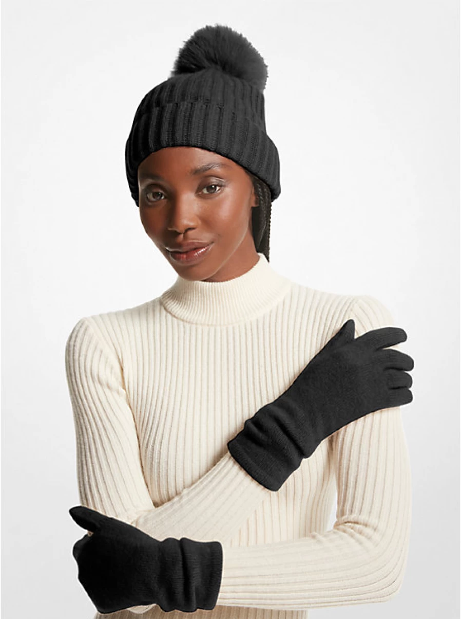 Michael Kors Women's Cashmere Gloves – Luxurious Soft Winter Accessories