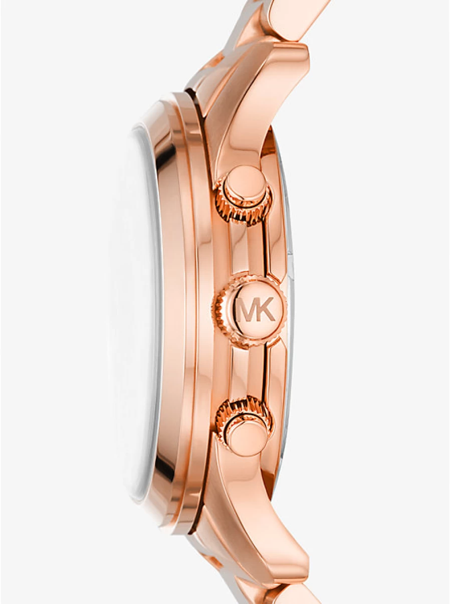 Michael Kors Women's Runway Slim Rose Gold-Tone Watch