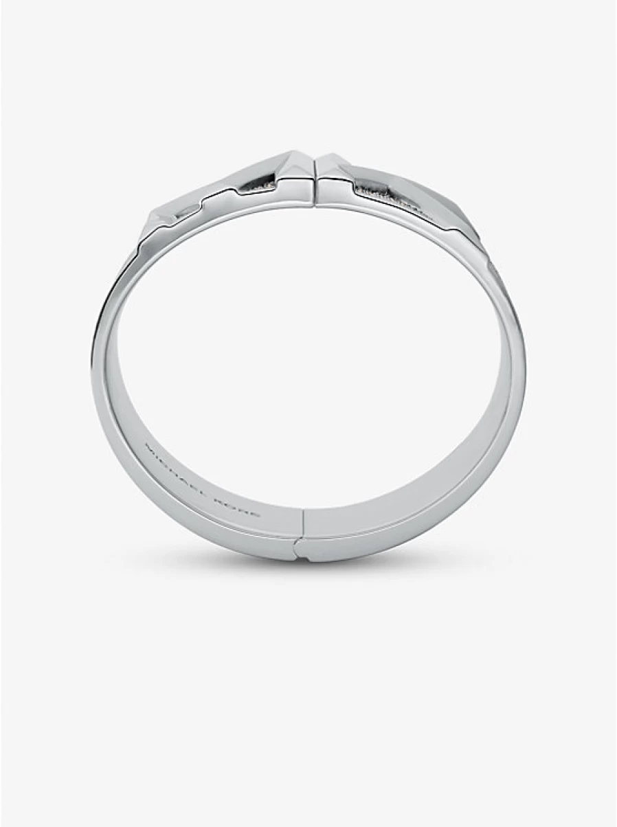 Michael Kors Women's Mott Bracelet - Brass with Precious Metal Plating & Paving Stone Details