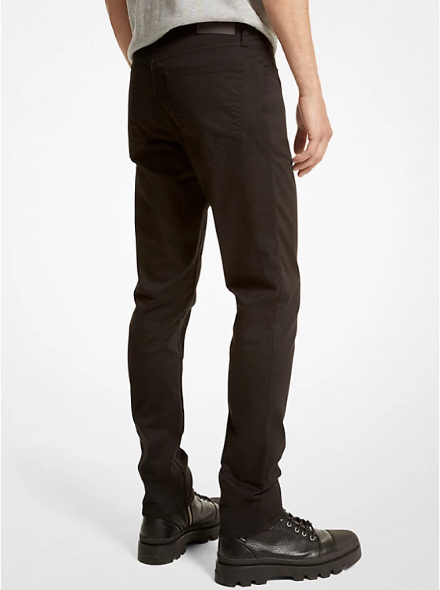 Michael Kors Men's Stretch Twill Parker Fitted Pants
