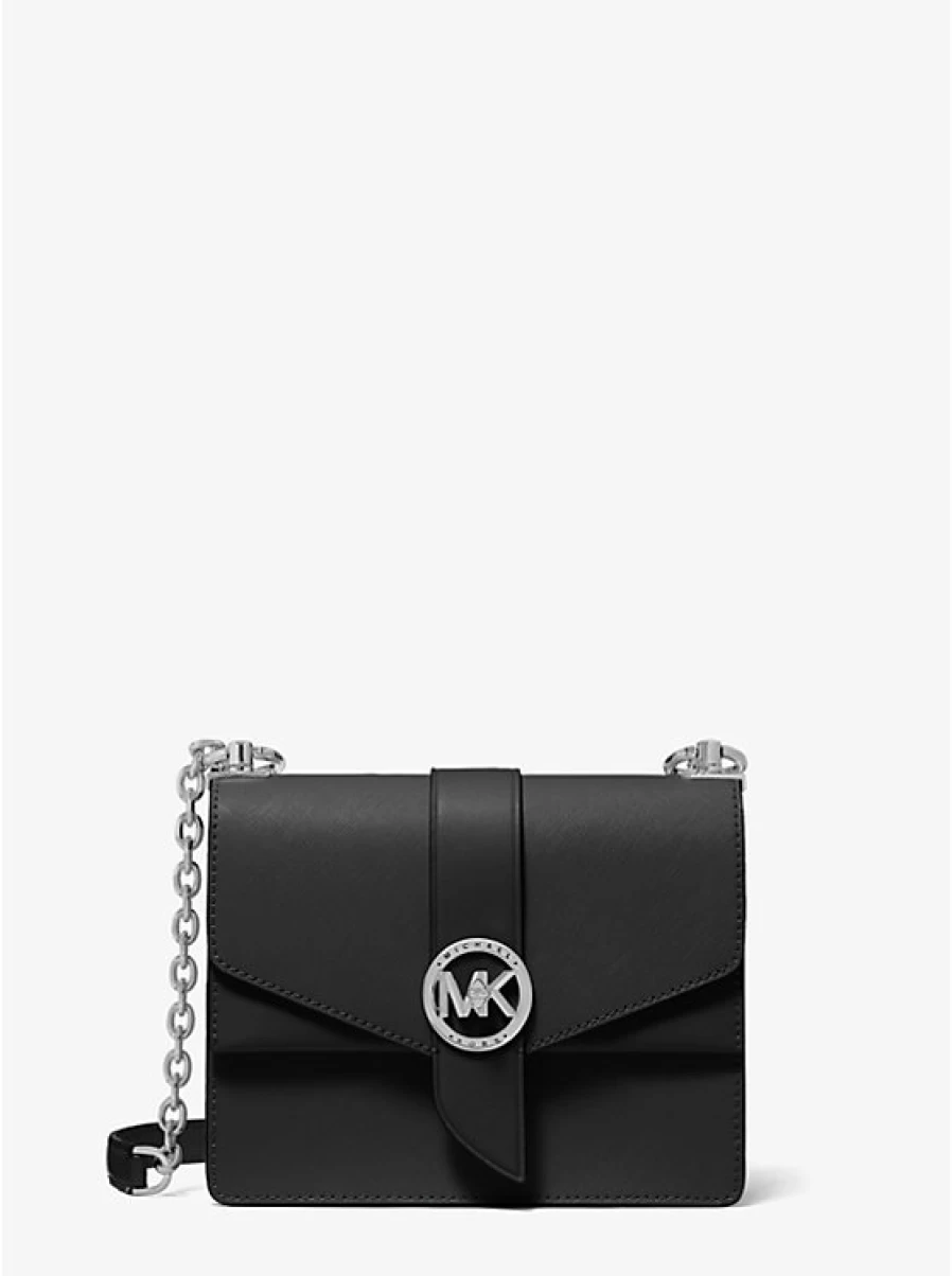 Michael Kors Women's Saffiano Leather Greenwich Small Crossbody Bag with Shoulder Strap