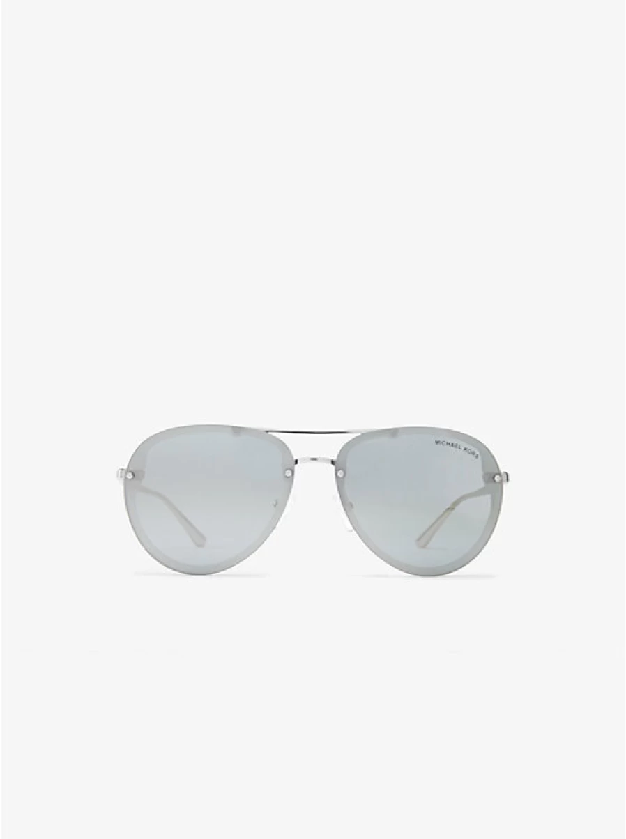 Michael Kors Women's Abilene Sunglasses – Stylish UV Protection Aviator Sunglasses for Women