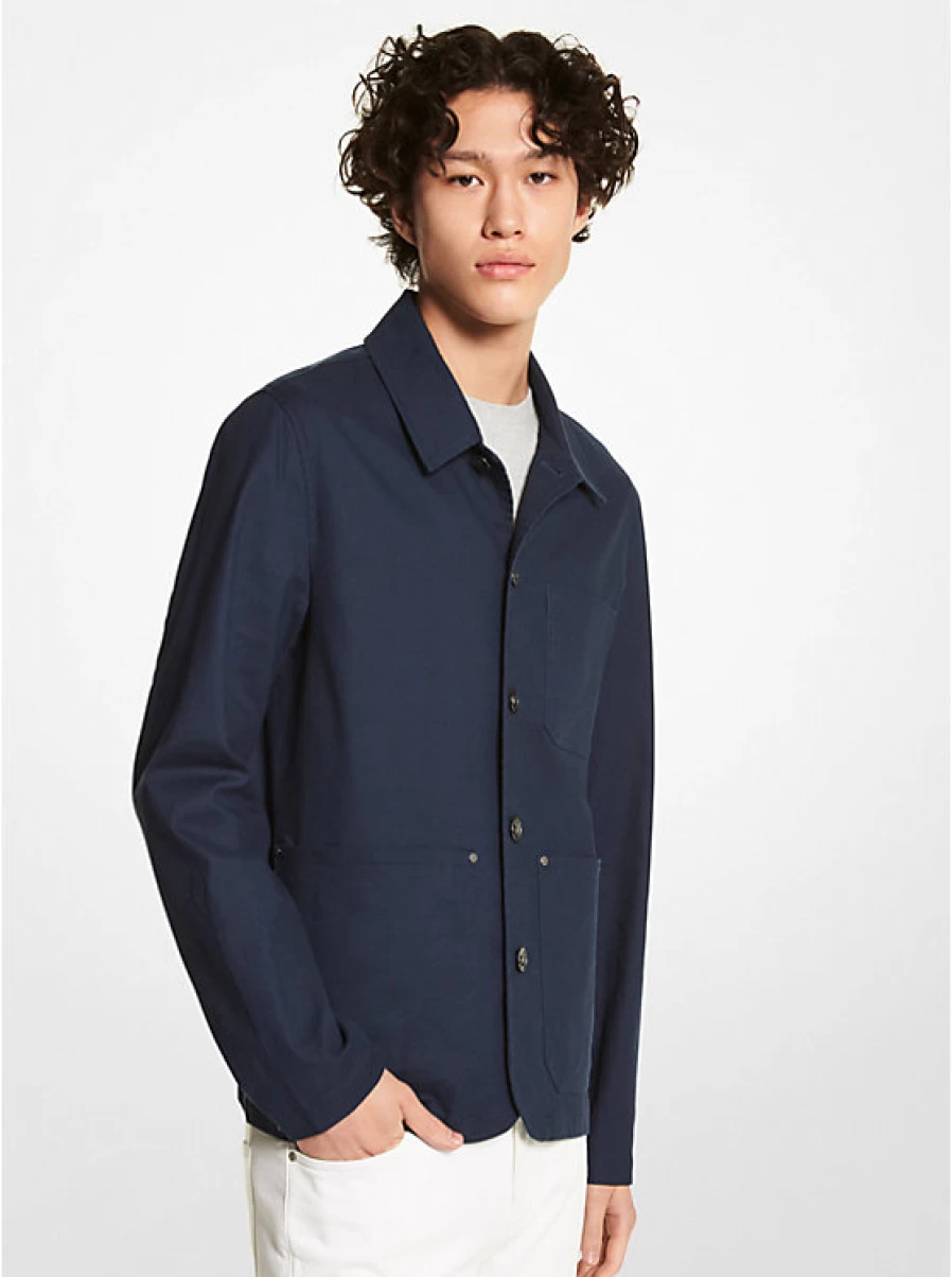 Michael Kors Men's Cotton Blend Work Jacket – Stylish & Durable Outerwear
