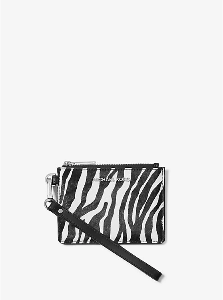 Michael Kors Women's Zebra Print Calf Hair Coin Purse