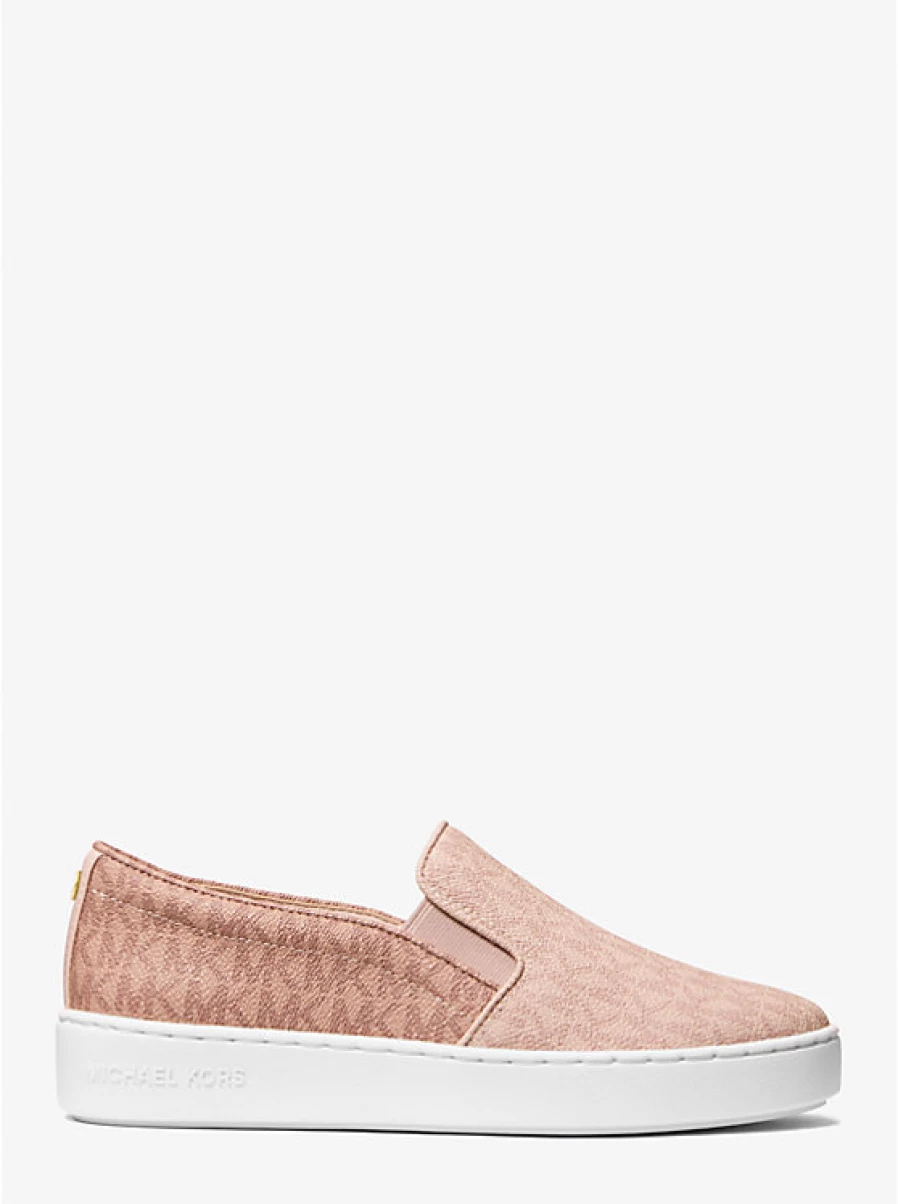 Michael Kors Women's Two-Tone Espadrille Wedge Sandals with Keaton Logo Detail