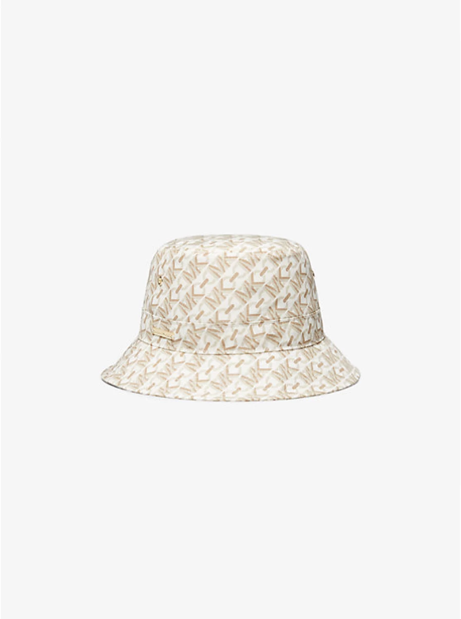 Michael Kors Women's Cloche Hat with Empire Signature Logo Print
