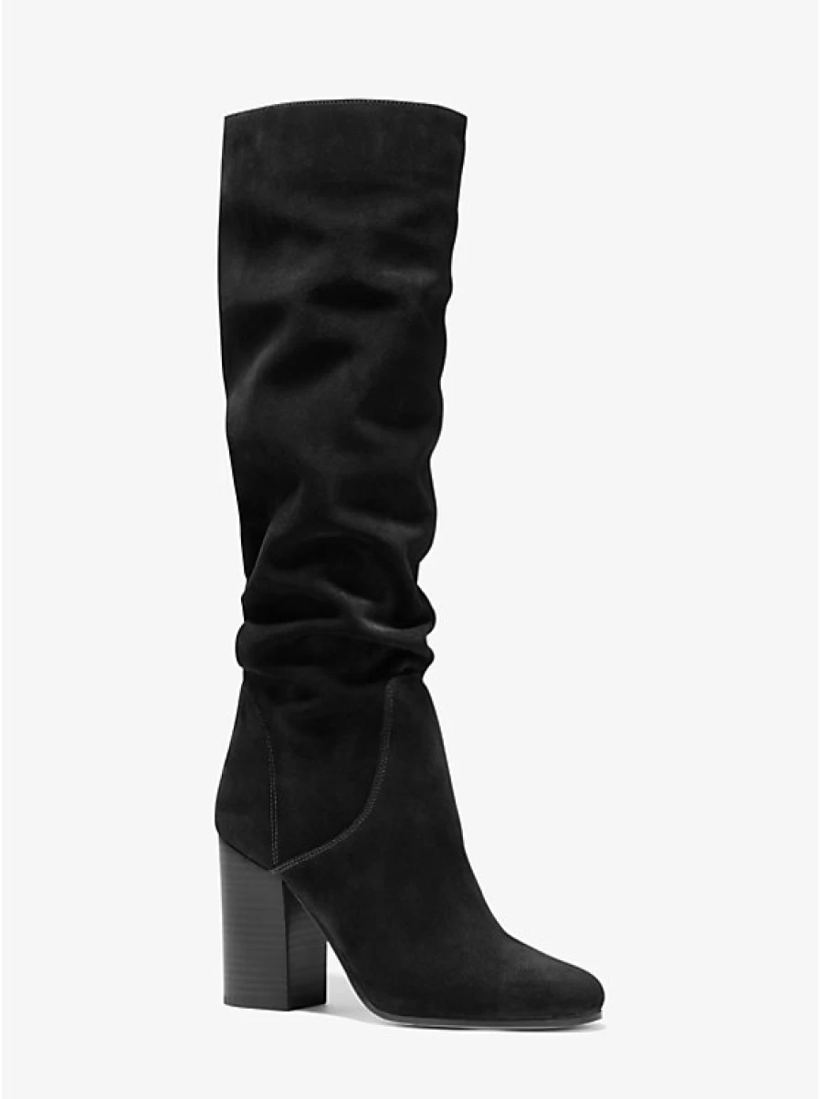 Michael Kors Women's Leigh Suede Boots – Stylish Ankle Booties for Women