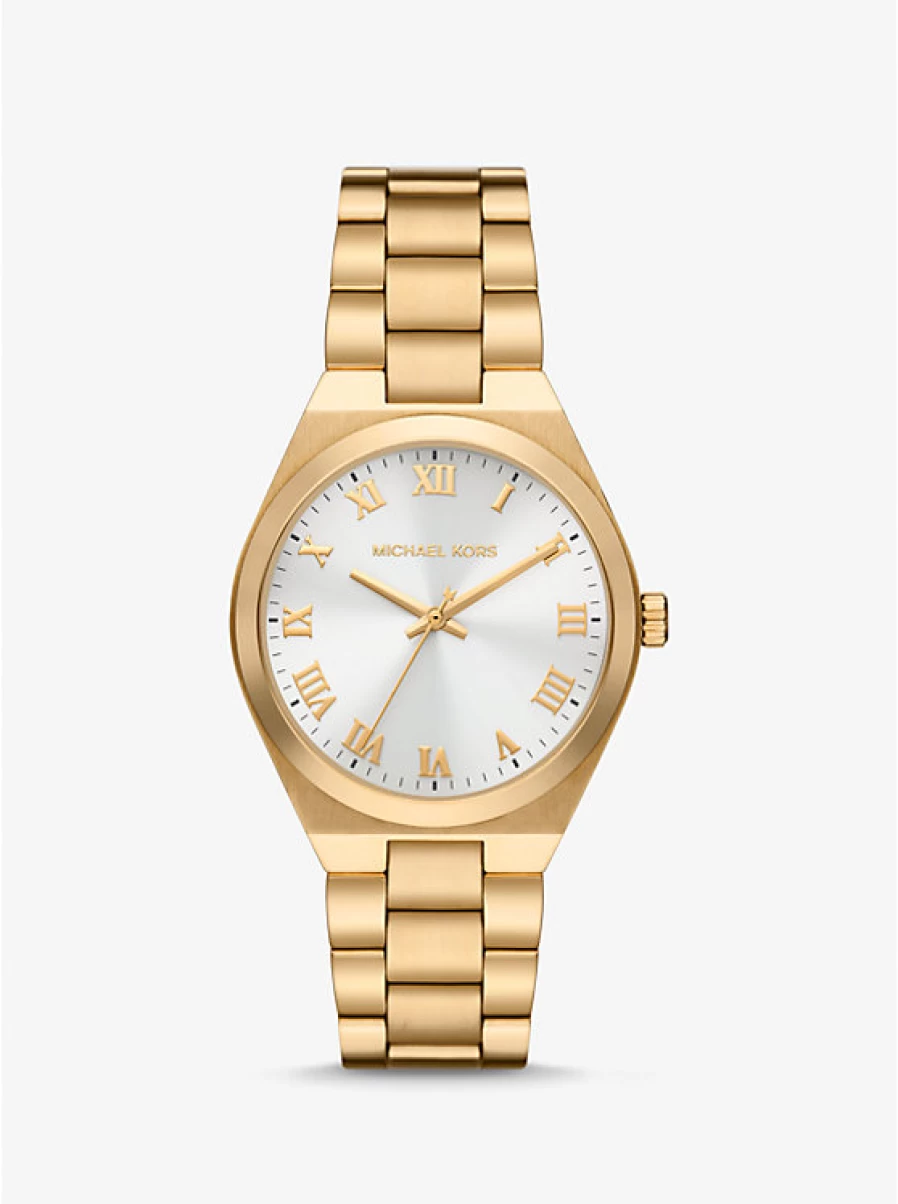 Michael Kors Women's Lennox Gold-Tone Stainless Steel Watch