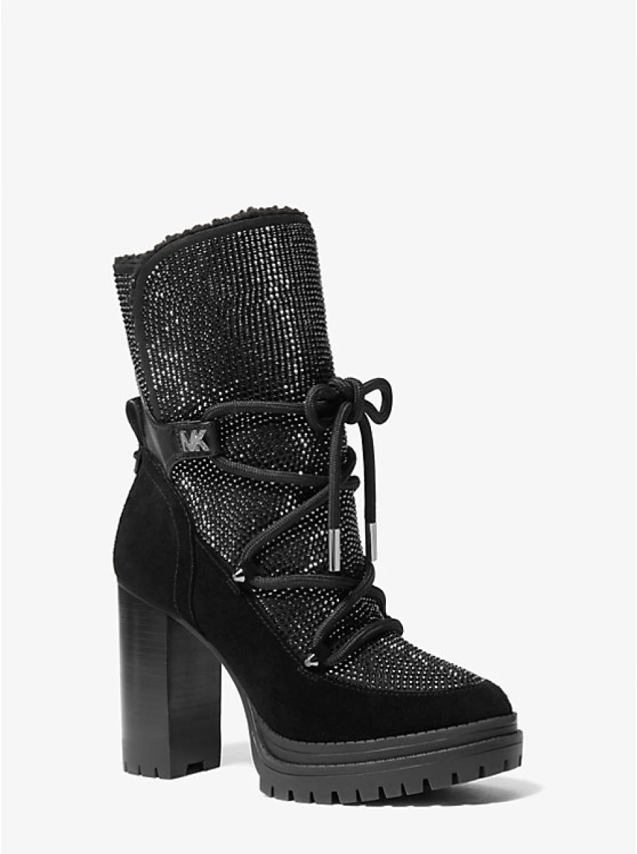 Michael Kors Women's Boots with Decorated Laces - Stylish Ankle Boots for Women