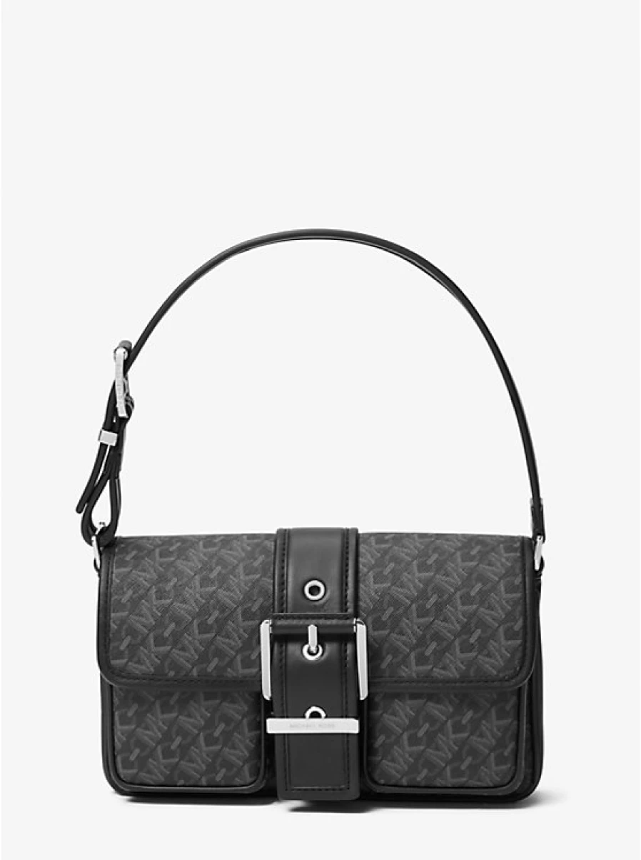 Michael Kors Women's Colby Medium Shoulder Bag with Signature Logo, Empire Collection