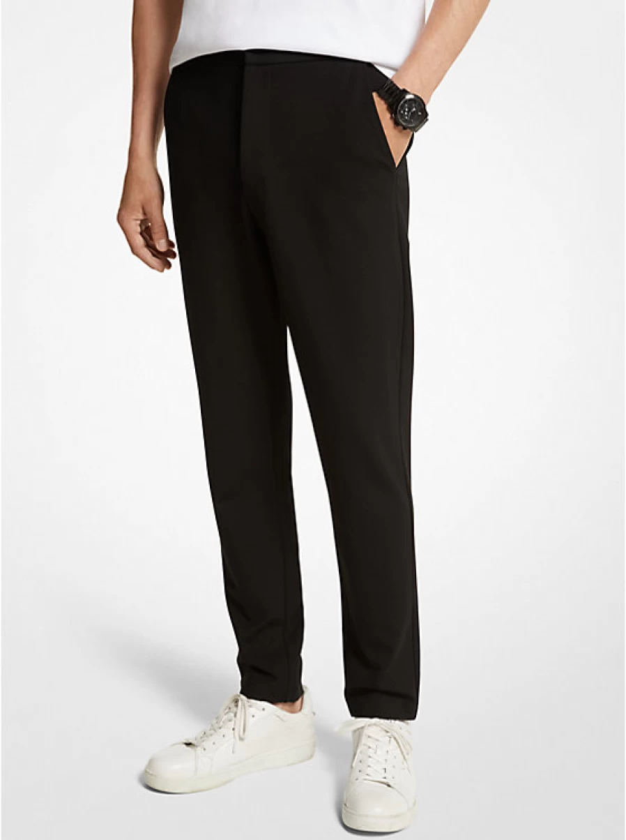 Michael Kors Men's Stretch Rome Stitch Knit Pants - Comfortable & Stylish Casual Trousers