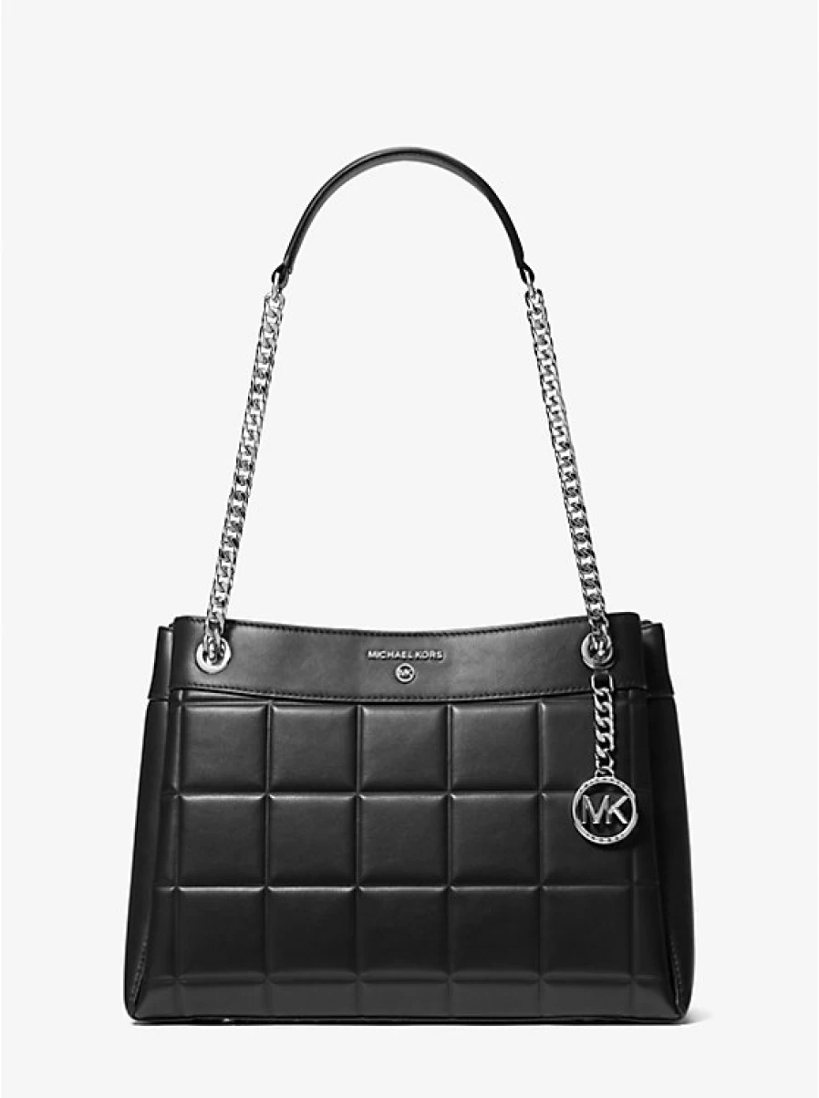 Michael Kors Women's Susan Medium Quilted Leather Shoulder Bag