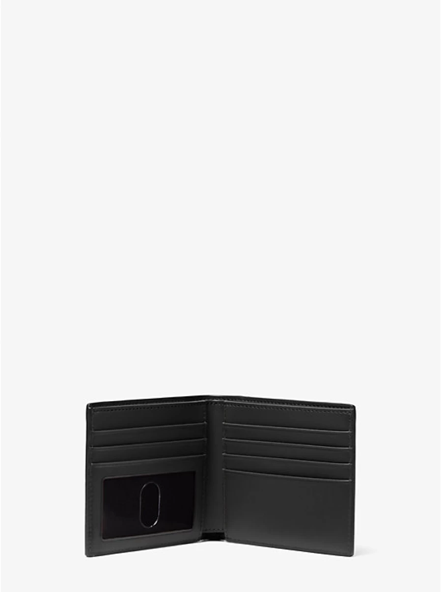 Michael Kors Hudson Men's Pebbled Leather Billfold Wallet for Men