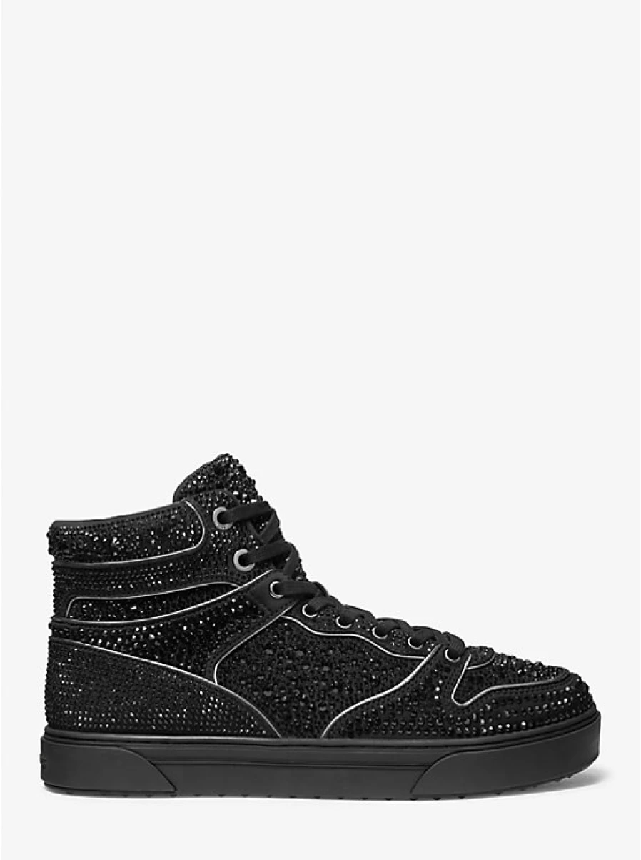 Michael Kors Men's Barett High Top Espadrille Sneakers with Neoprene Accents