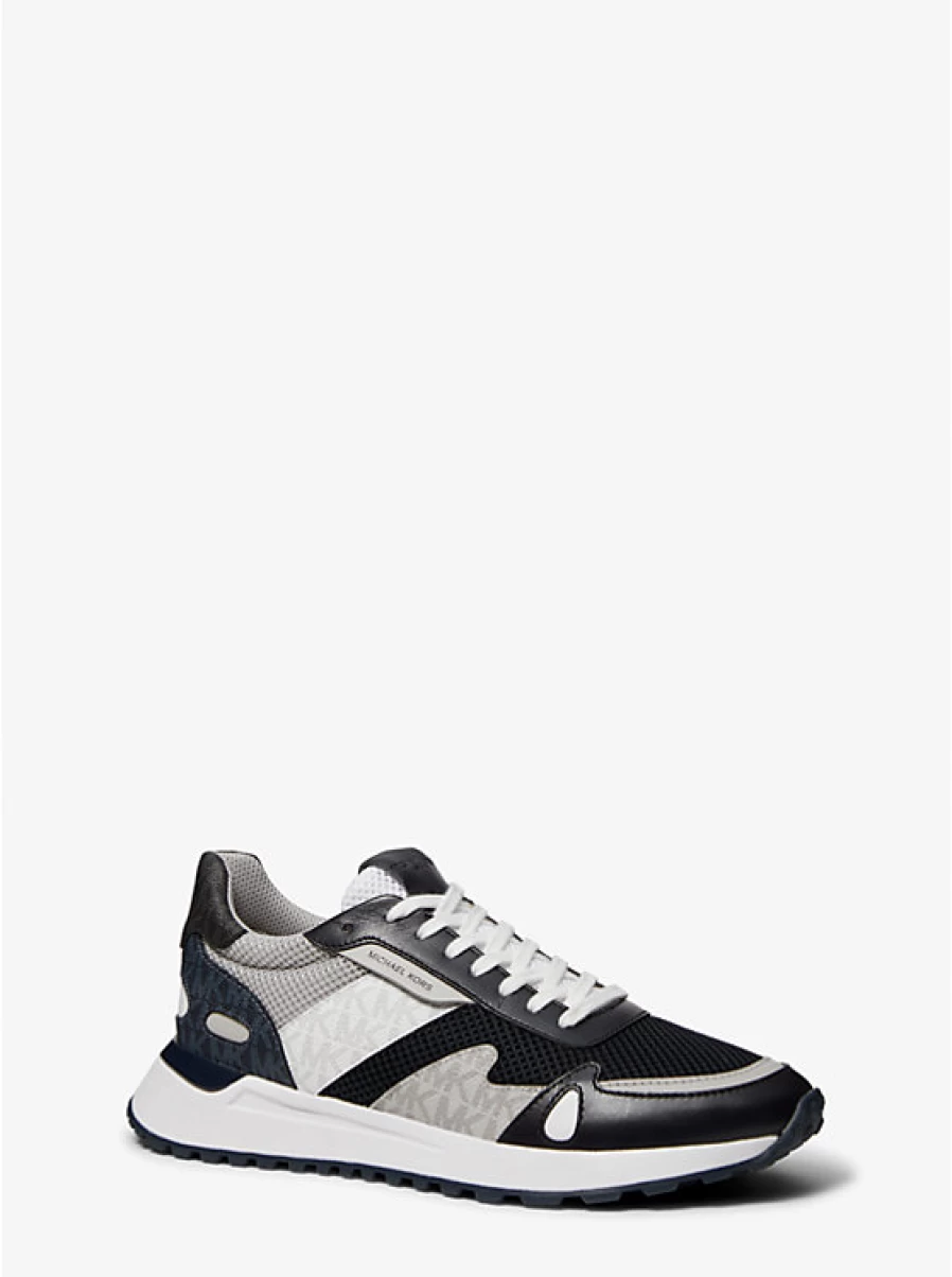 Michael Kors Men's Miles Mesh Espadrille Sneakers with Color Block Design and Logo Detail