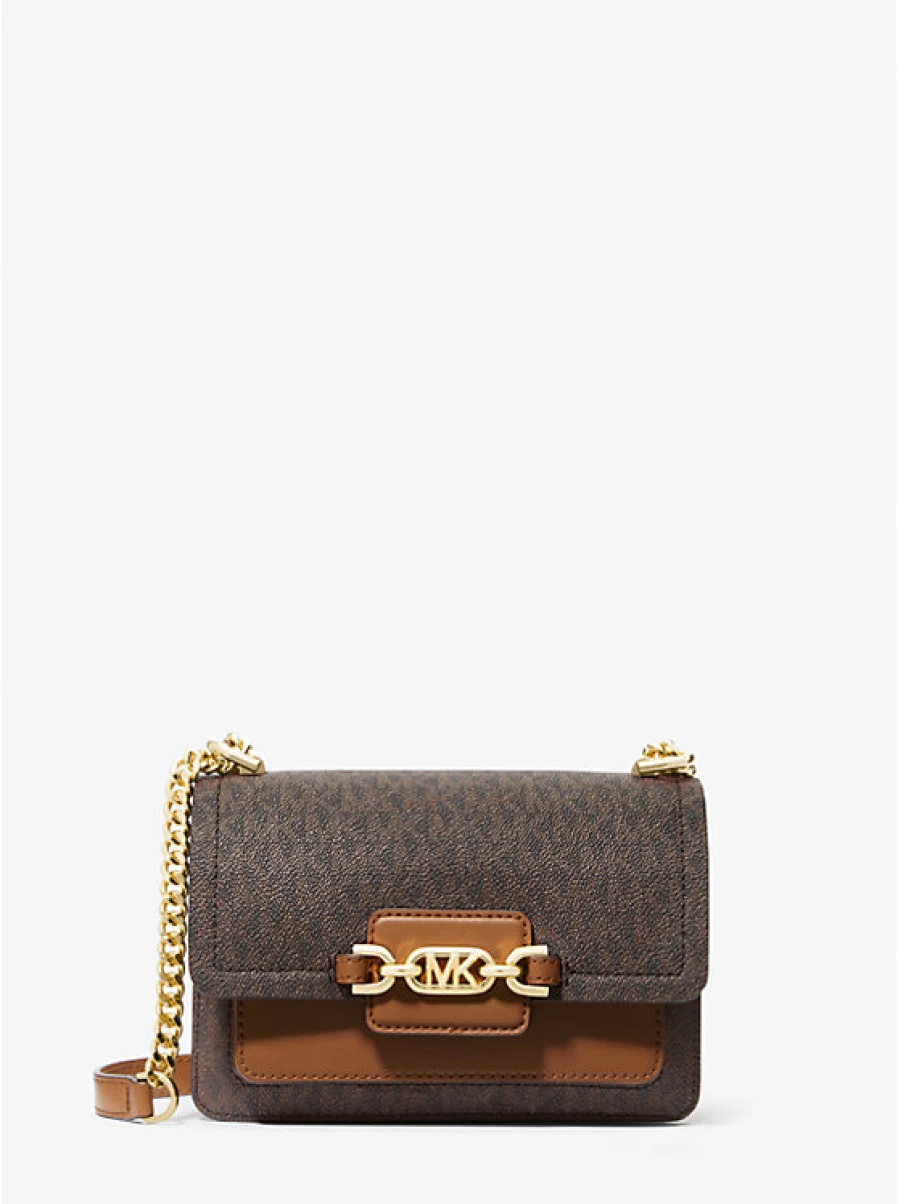 Michael Kors Women's Heather Extra-Small Logo Crossbody Bag