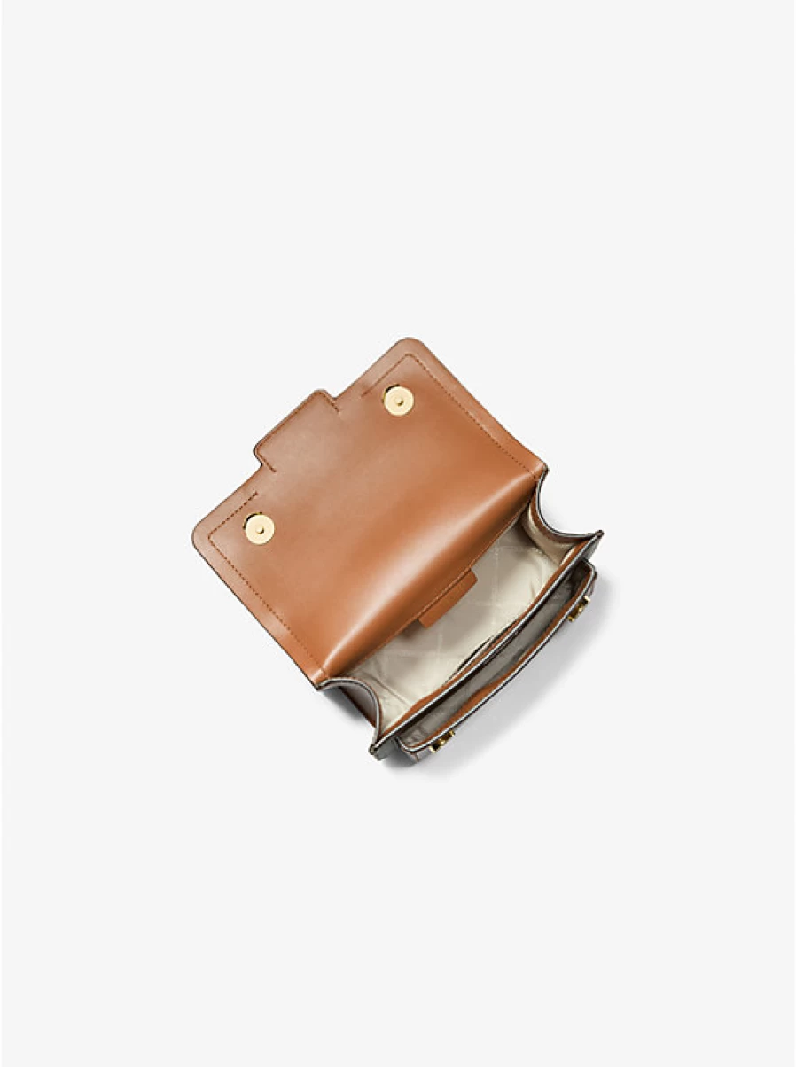 Michael Kors Women's Heather Extra-Small Logo Crossbody Bag