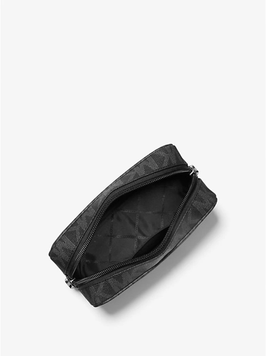 Michael Kors Brooklyn Men's Recycled Nylon Pouch with Adjustable Straps, Logo Detail & Secure Zipper