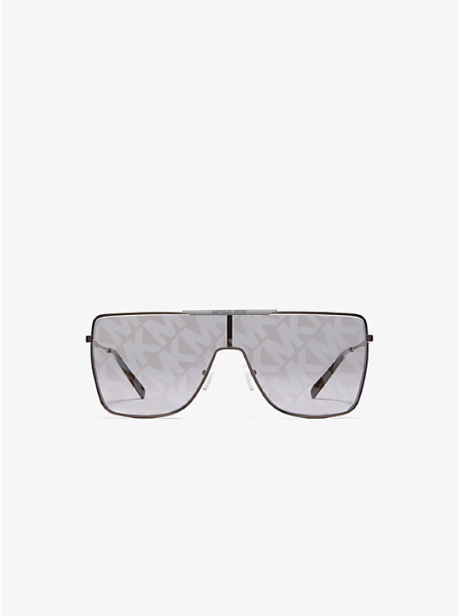 Michael Kors Women's Snowmass Sunglasses - Stylish UV Protection Aviator Sunglasses for Women