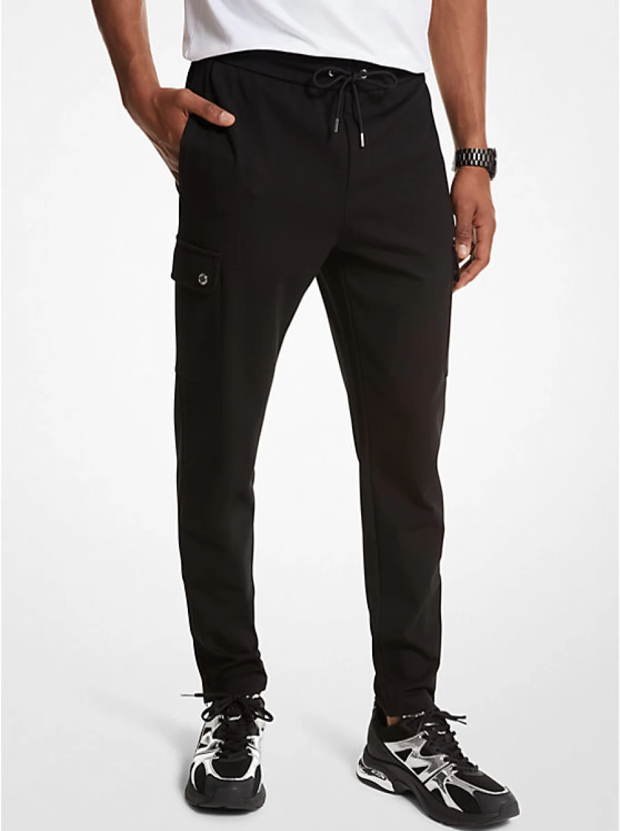 Michael Kors Men's Rome Stitch Knit Sweatpants - Comfortable Casual Joggers for Men