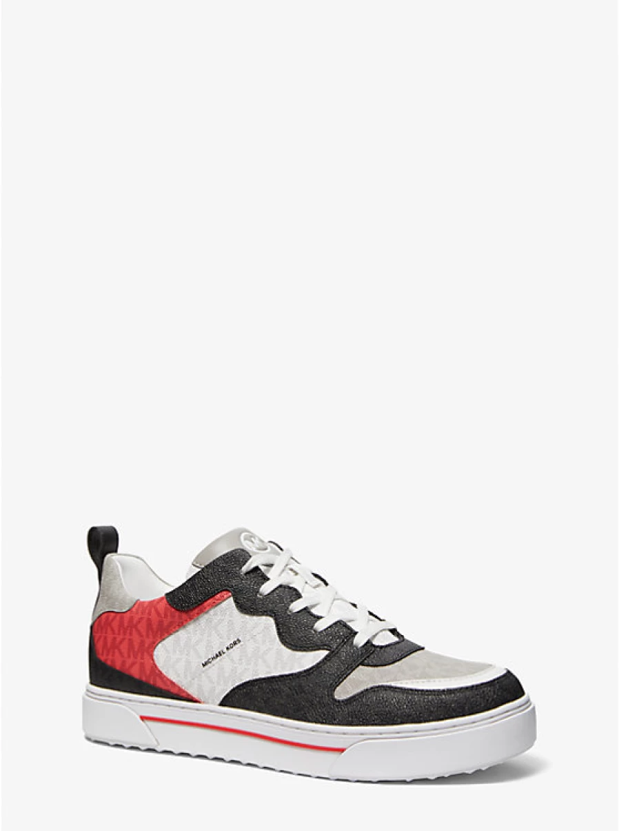 Michael Kors Men's Baxter Espadrille Sneakers with Color Block Design and Logo Detail
