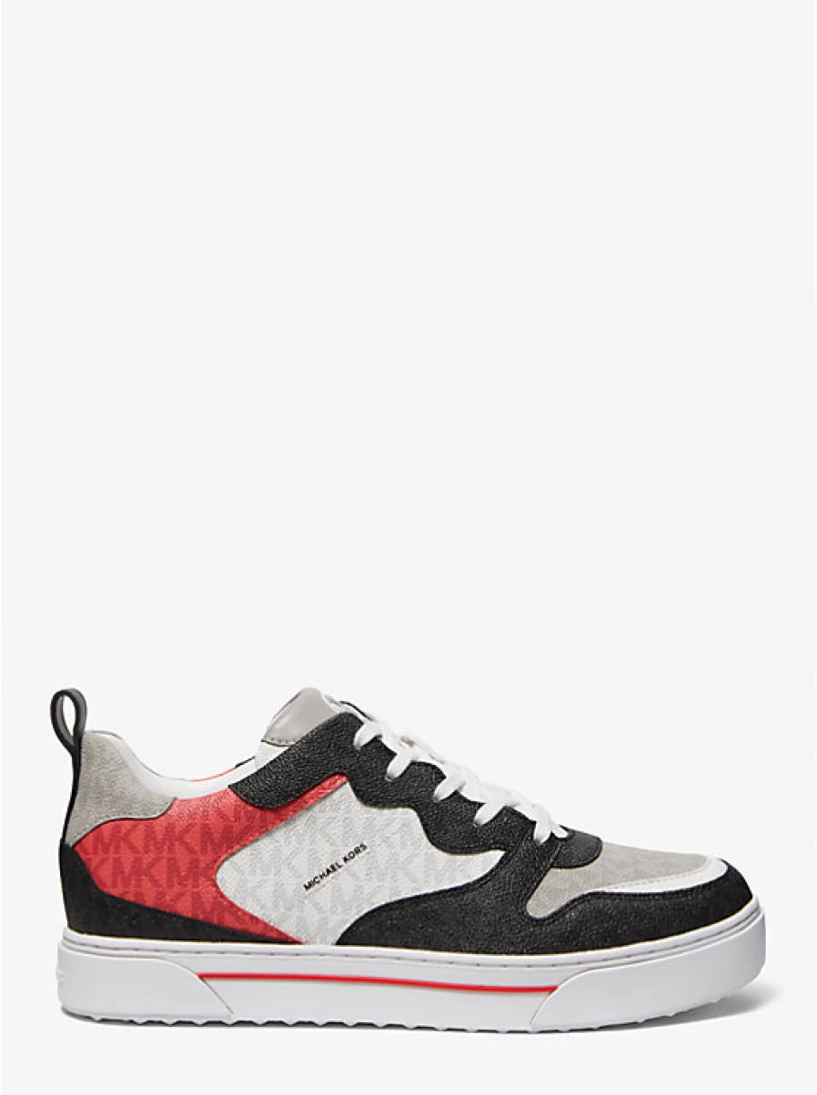 Michael Kors Men's Baxter Espadrille Sneakers with Color Block Design and Logo Detail