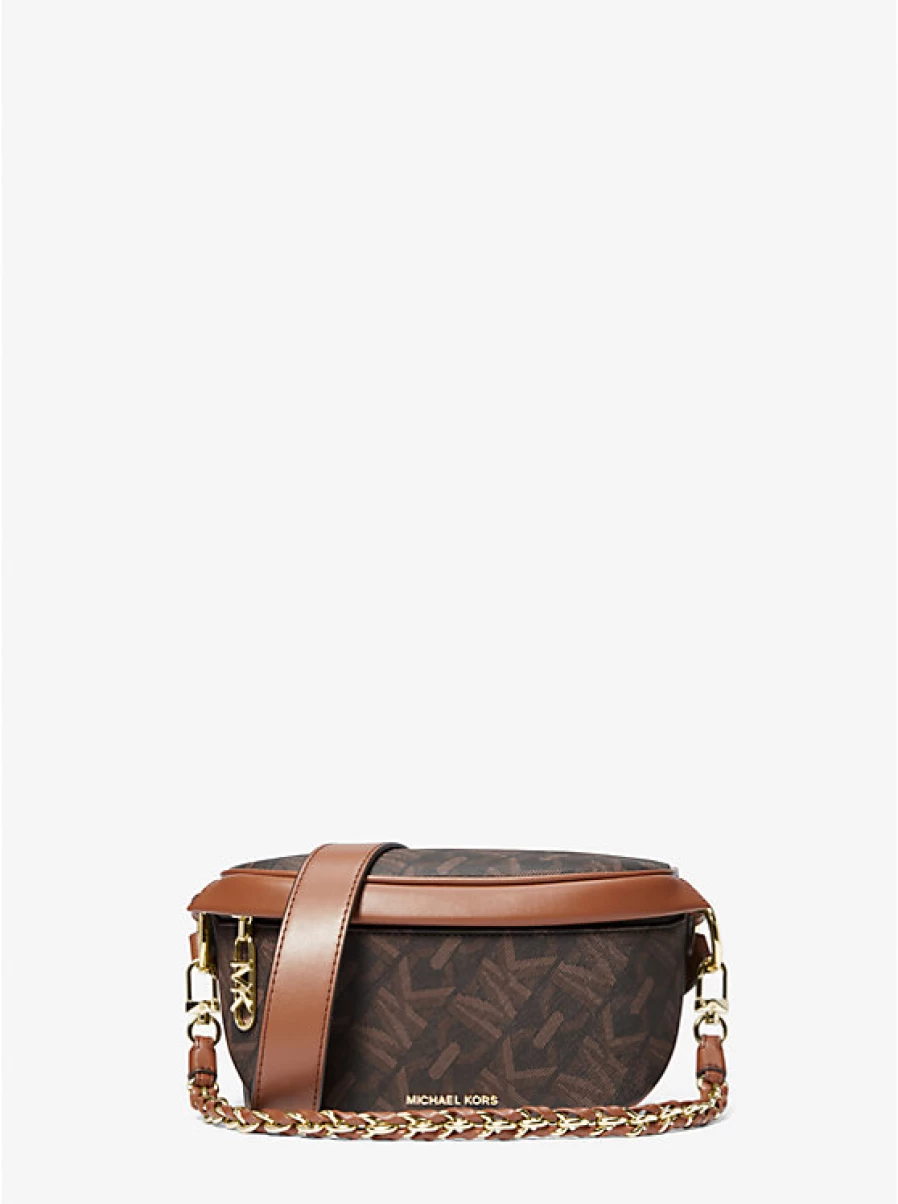Michael Kors Women's Signature Logo Small Backpack with Adjustable Shoulder Strap