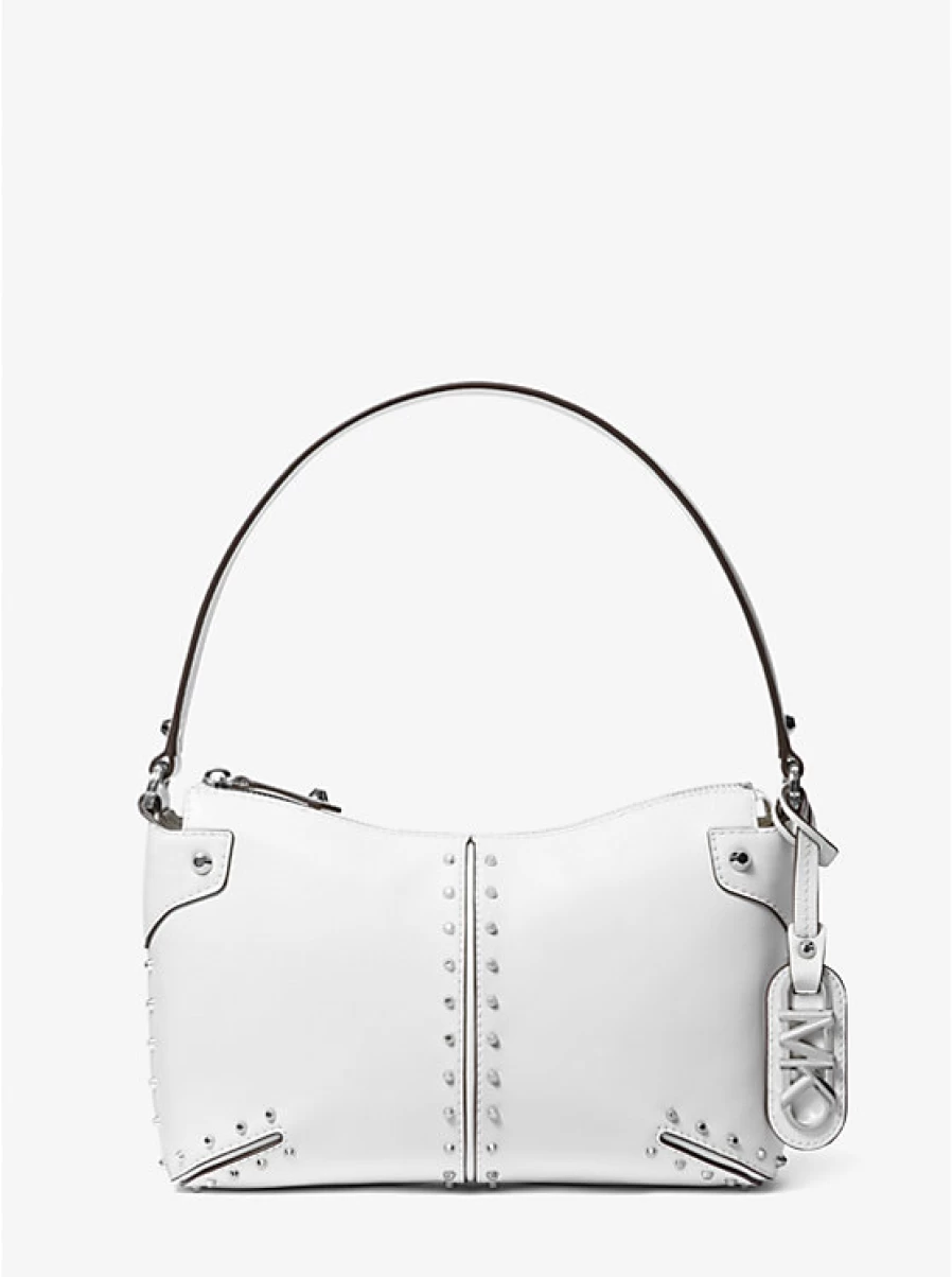 Michael Kors Women's Astor Large Studded Leather Backpack with Shoulder Strap