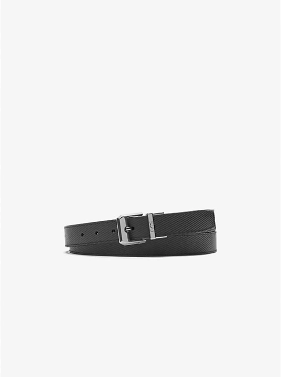 Michael Kors Reversible Genuine Leather Belt for Men - Stylish Double-Sided Designer Belt