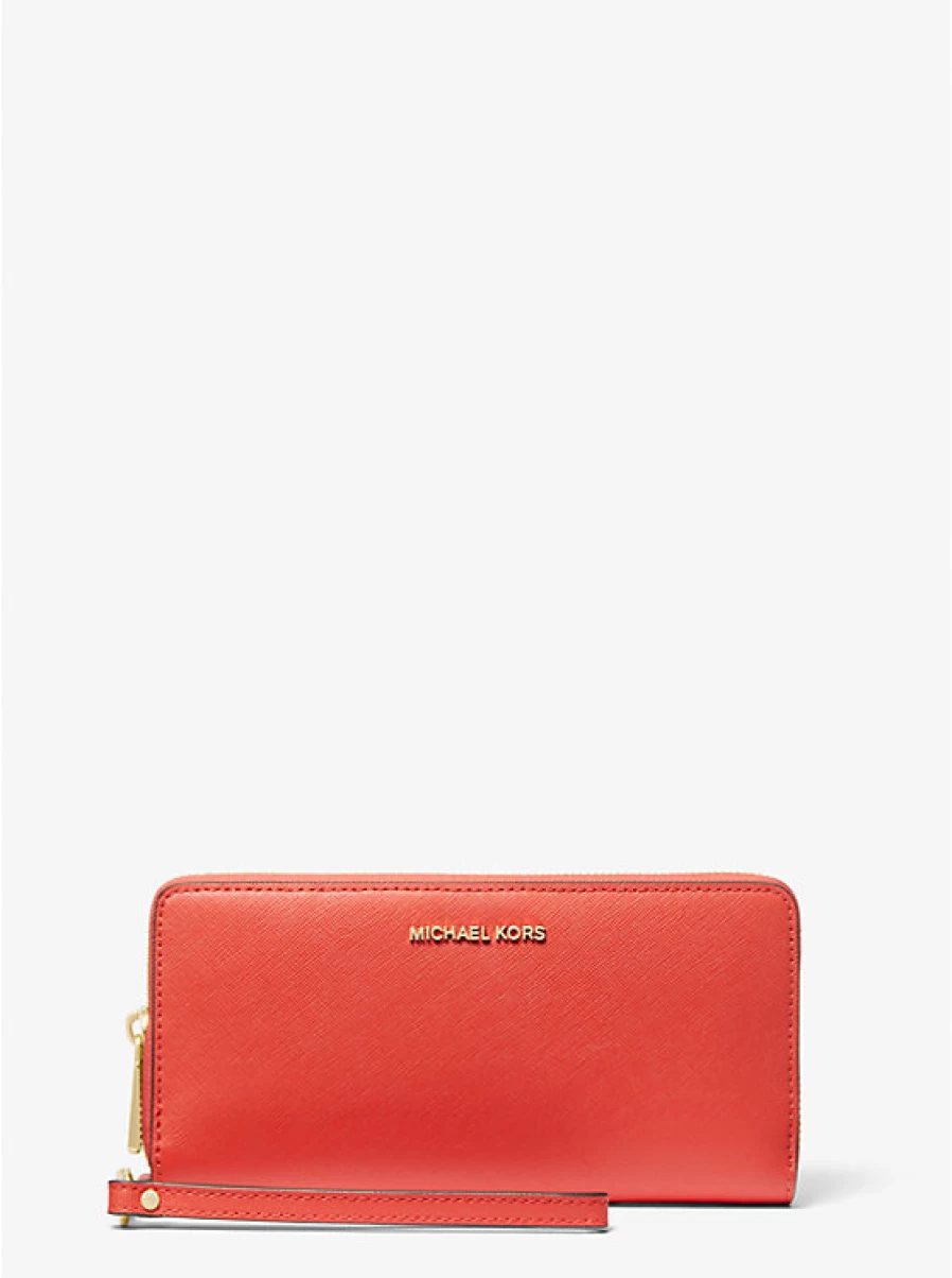 Michael Kors Women's Large Continental Wallet in Saffiano Leather