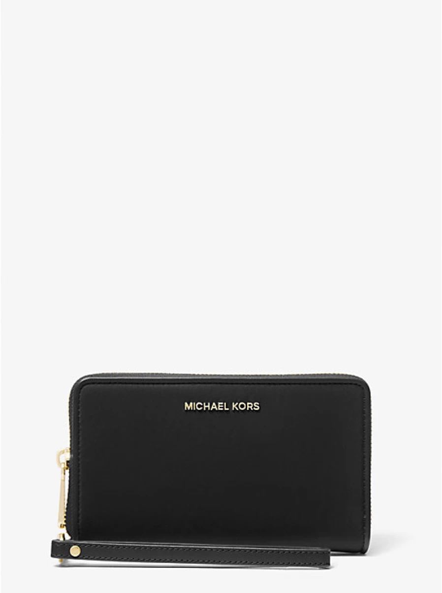 Michael Kors Women's Jet Set Large Nylon Crossbody Phone Pouch Wristlet