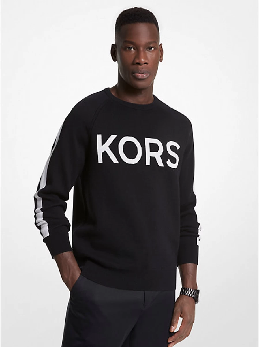Michael Kors Men's Cotton Blend Sweater - Classic Knit Pullover for Men